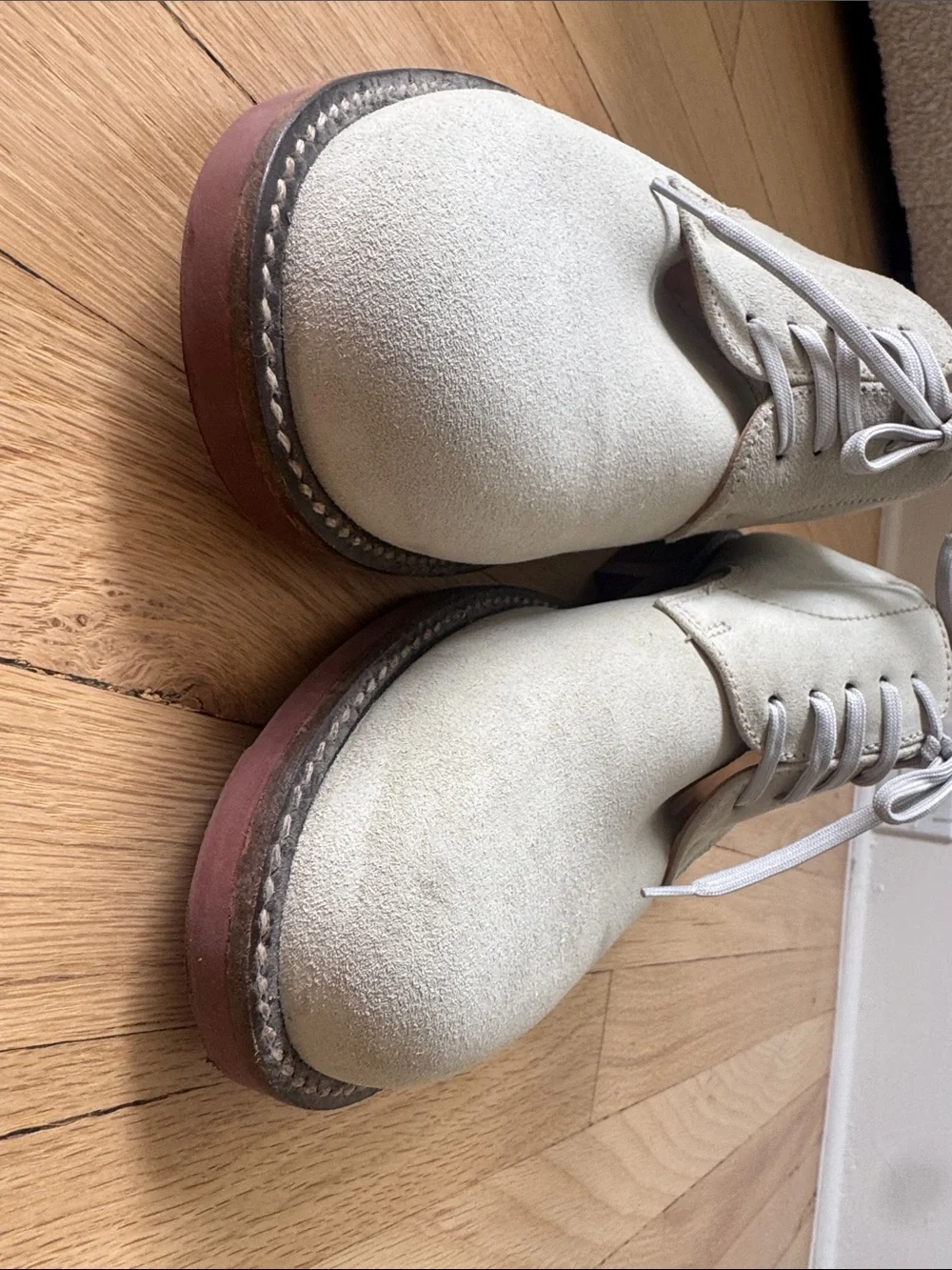 J Crew Size 10 Kenton Suede Bucks Oxfords Tan